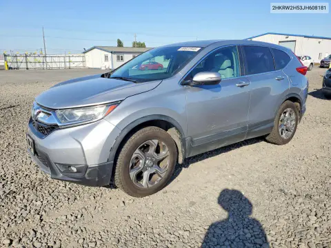 2HKRW2H53JH608181 — 2018 Honda CR-V, Боковая часть, фото до ремонта
