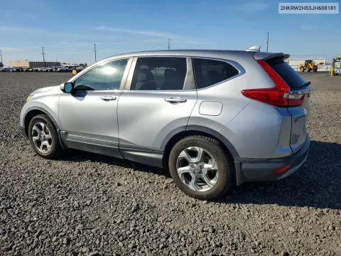 2018 Honda Cr-V Ex VIN 2HKRW2H53JH608181 фото 2