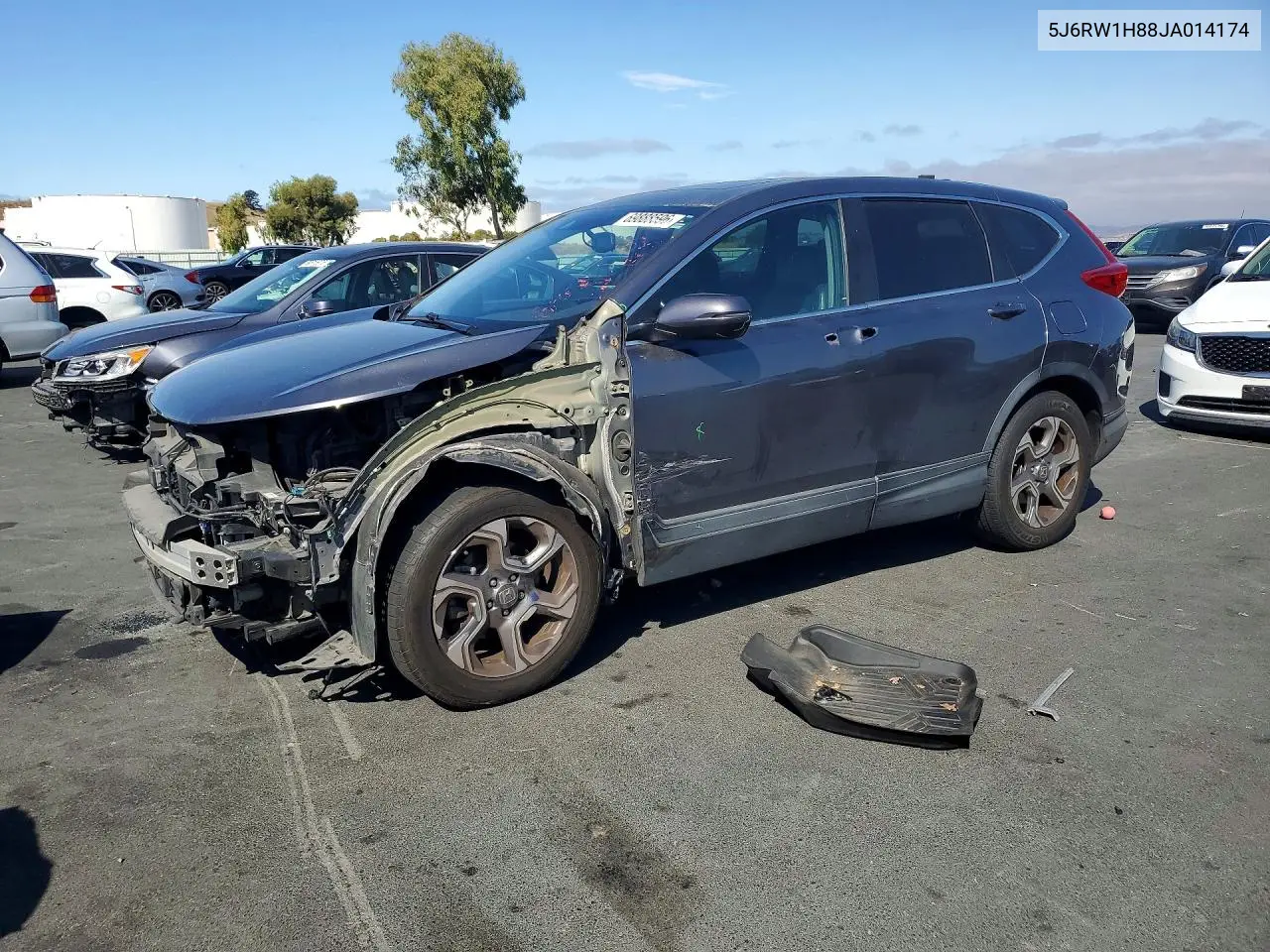 2018 Honda Cr-V Exl VIN 5J6RW1H88JA014174 фото 1