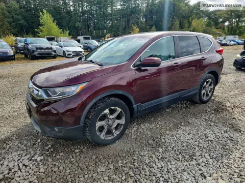 7FARW2H53JE055339 — 2018 Honda CR-V, Сторона, фото до ремонта