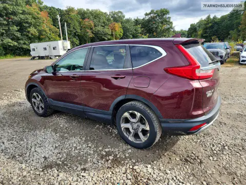 2018 Honda Cr-V Ex VIN 7FARW2H53JE055339 фото 2