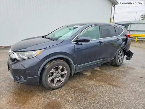 5J6RW2H5XJL017934 — 2018 Honda CR-V, Задняя часть, фото до ремонта