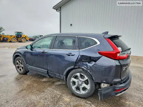 2018 Honda Cr-V Ex VIN 5J6RW2H5XJL017934 фото 2