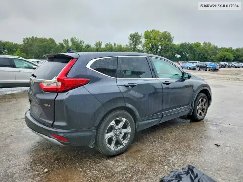 2018 Honda Cr-V Ex VIN 5J6RW2H5XJL017934 фото 3
