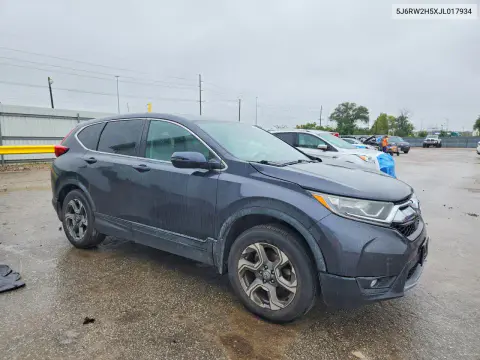 2018 Honda Cr-V Ex VIN 5J6RW2H5XJL017934 фото 4