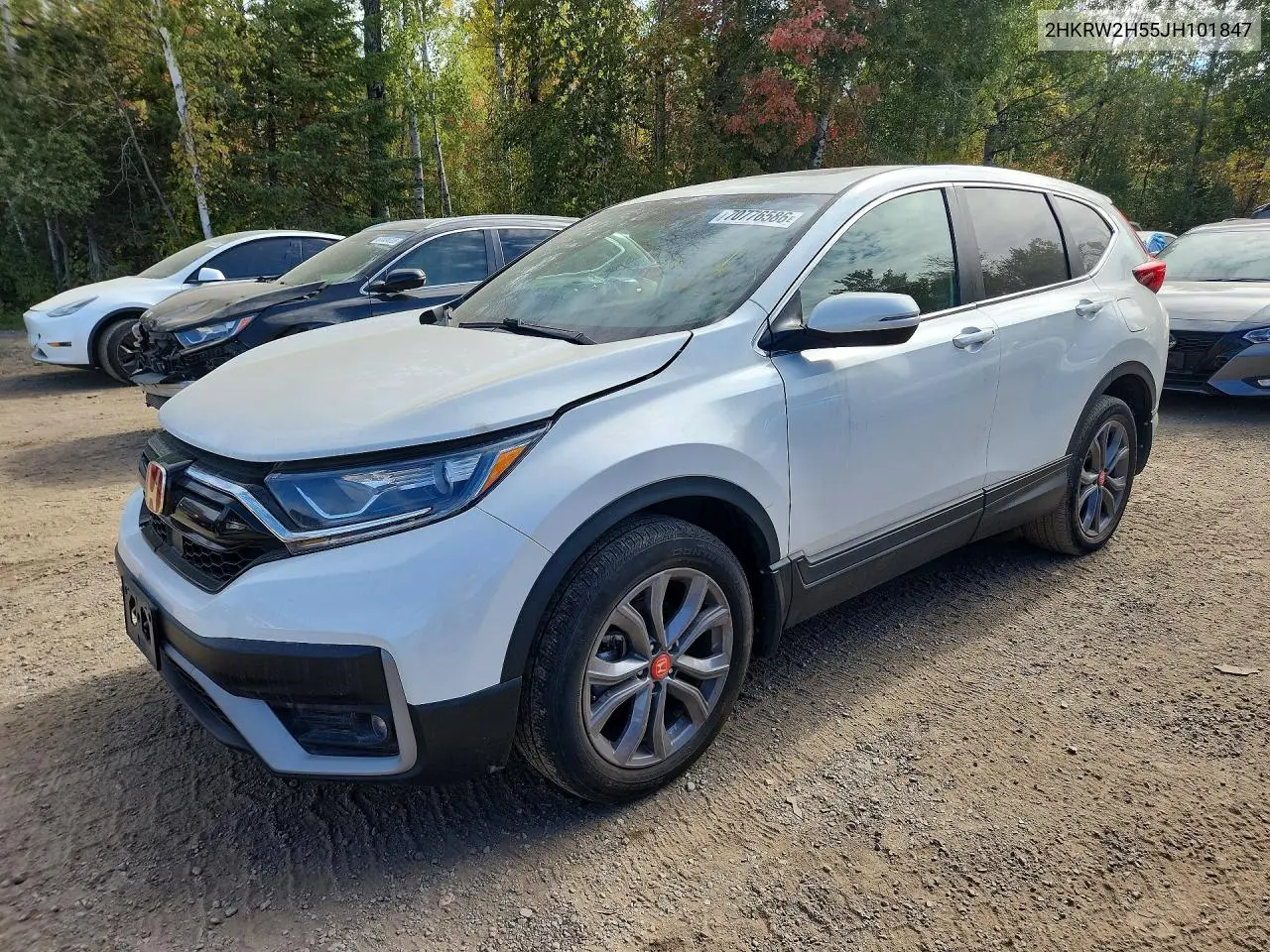 2018 Honda Cr-V Ex VIN 2HKRW2H55JH101847 фото 1