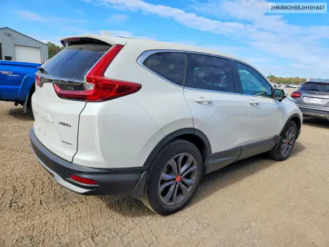 2018 Honda Cr-V Ex VIN 2HKRW2H55JH101847 фото 3
