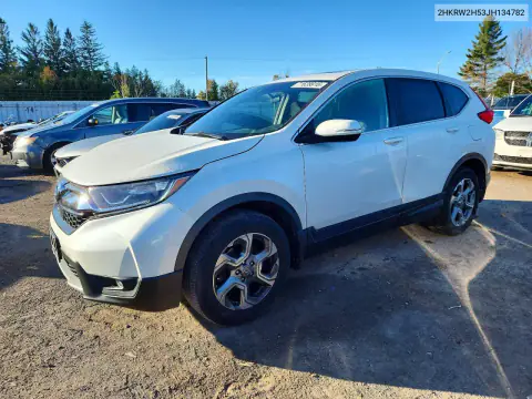 2HKRW2H53JH134782 — 2018 Honda CR-V, Град, фото до ремонта