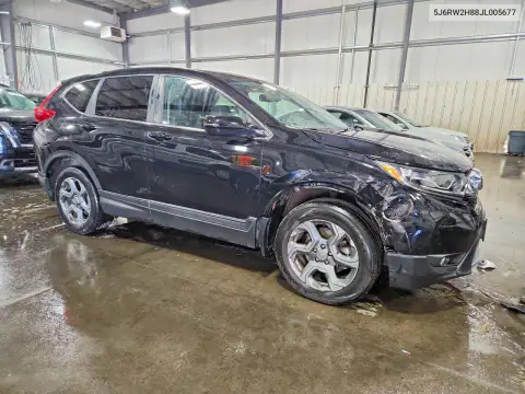 5J6RW2H88JL005677 — 2018 Honda CR-V, фото 4 с аукциона Copart, Передняя часть