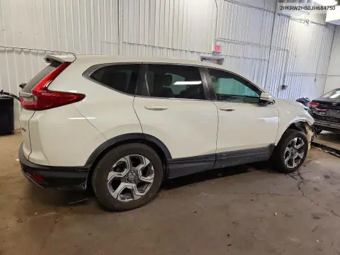2HKRW2H50JH684750 — 2018 Honda CR-V, фото 3 с аукциона Copart, Передняя часть