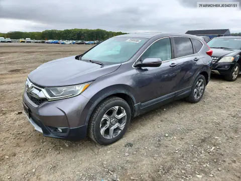 7FARW2H8XJE043151 — 2018 Honda CR-V, Подтопление, фото до ремонта