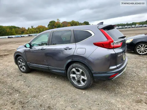 7FARW2H8XJE043151 — 2018 Honda CR-V, фото 2 с аукциона Copart, Подтопление