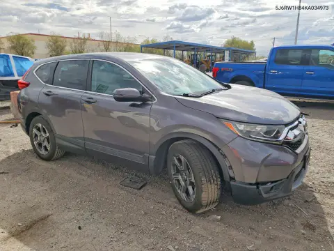 2019 Honda Cr-V Exl VIN 5J6RW1H84KA034973 фото 4
