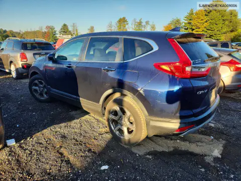 2019 Honda Cr-V Exl VIN 5J6RW2H87KA009006 фото 2