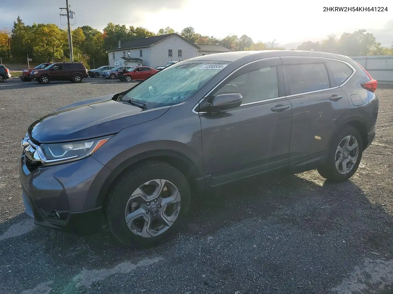 2019 Honda Cr-V Ex VIN 2HKRW2H54KH641224 фото 1