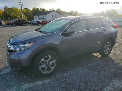 2HKRW2H54KH641224 — 2019 Honda CR-V, Верхняя часть / Крыша, фото до ремонта