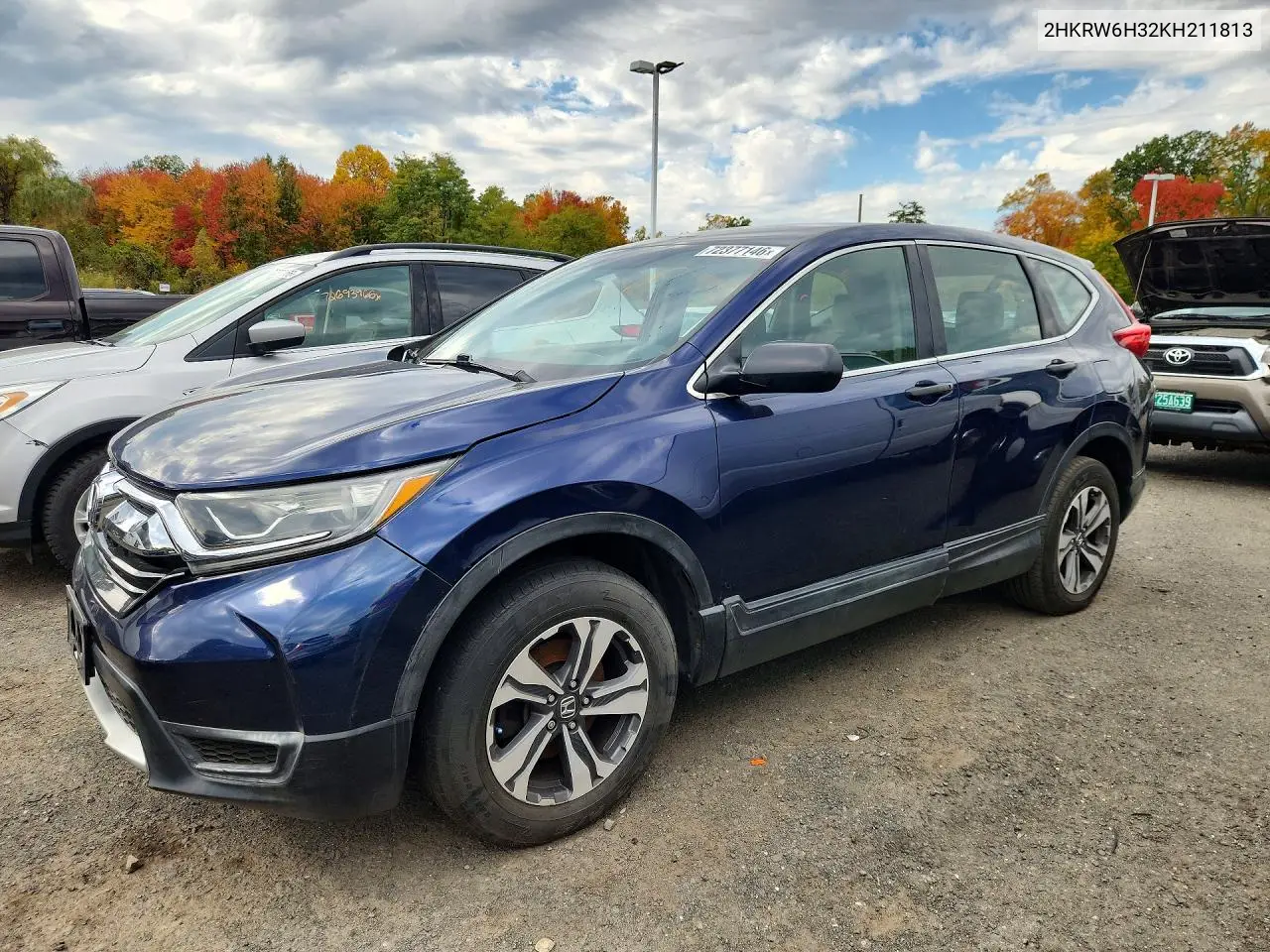 2HKRW6H32KH211813 Honda CR-V 2019 — повреждение Сторона, фото до ремонта