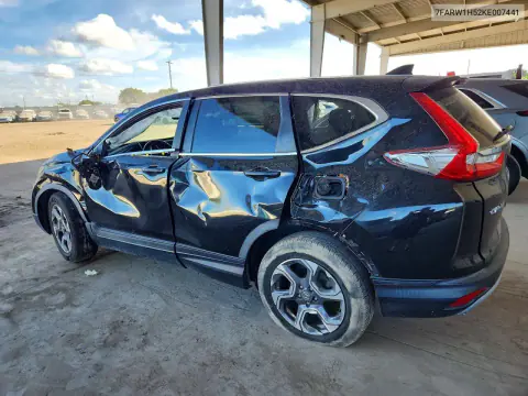 2019 Honda Cr-V Ex VIN 7FARW1H52KE007441 фото 2