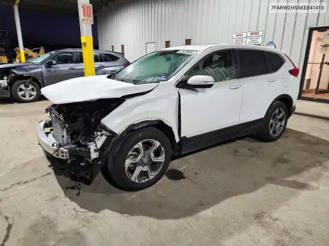 7FARW2H5XKE041410 — 2019 Honda CR-V, Передняя часть, фото до ремонта