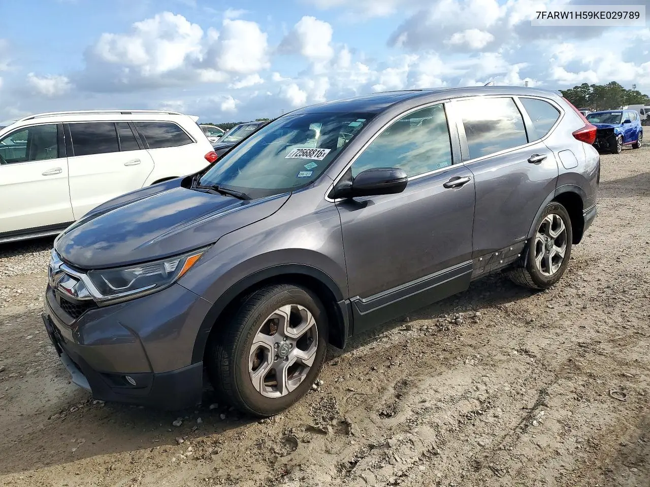 7FARW1H59KE029789 Honda CR-V 2019 — повреждение Задняя часть, фото до ремонта