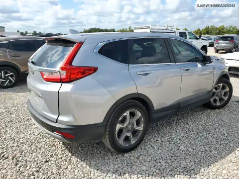 5J6RW1H58KA025344 — 2019 Honda CR-V, фото 3 с аукциона Copart, Передняя часть