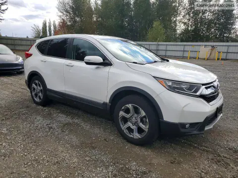 2019 Honda Cr-V Ex VIN 5J6RW2H51KA012943 фото 4