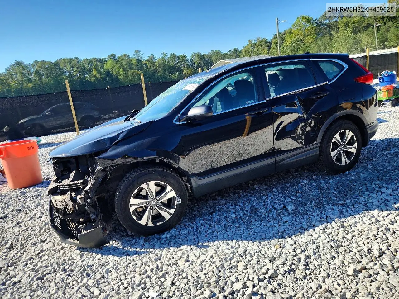 2HKRW5H32KH409625 Honda CR-V 2019 — повреждение Переворот, фото до ремонта