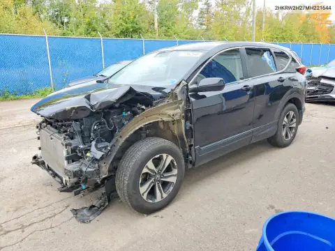 2HKRW2H27MH221644 — 2021 Honda CR-V, Передняя часть, фото до ремонта