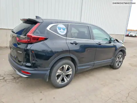 2HKRW2H27MH221644 — 2021 Honda CR-V, фото 3 с аукциона Copart, Передняя часть