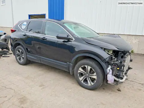 2HKRW2H27MH221644 — 2021 Honda CR-V, фото 4 с аукциона Copart, Передняя часть