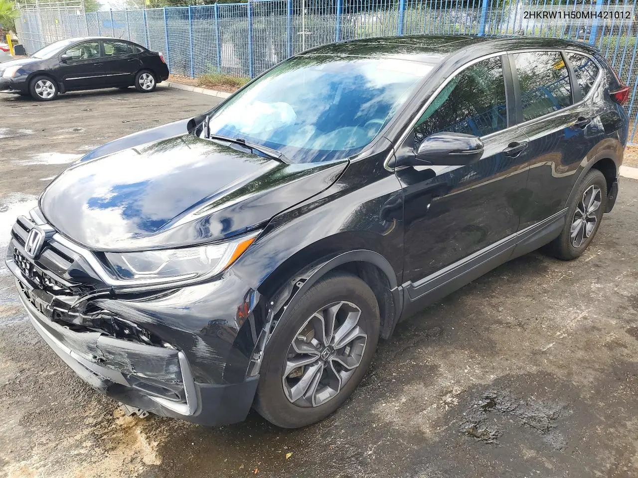2021 Honda Cr-V Ex VIN 2HKRW1H50MH421012 фото 1