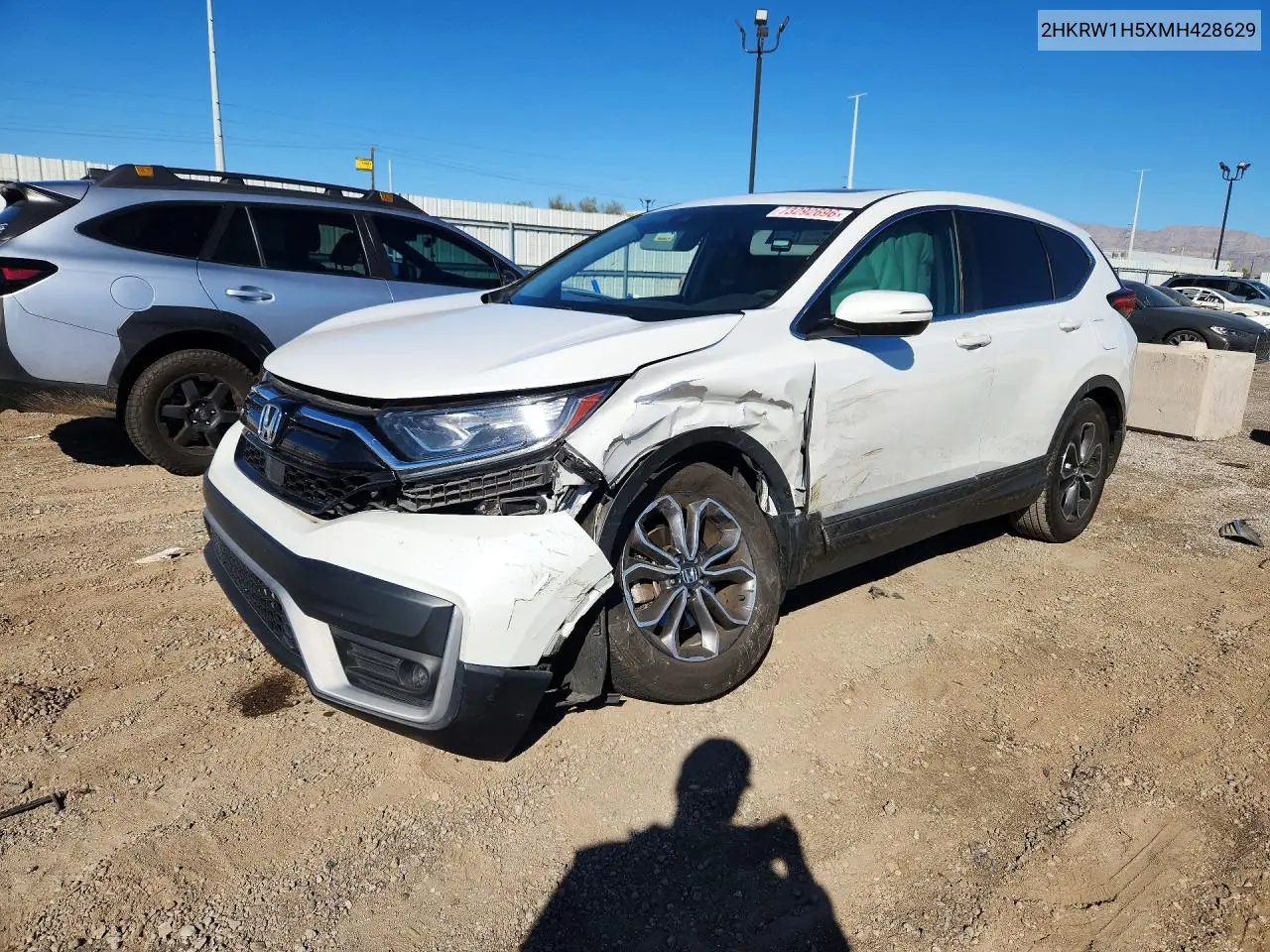 2HKRW1H5XMH428629 Honda CR-V 2021 — повреждение Передняя часть, фото до ремонта