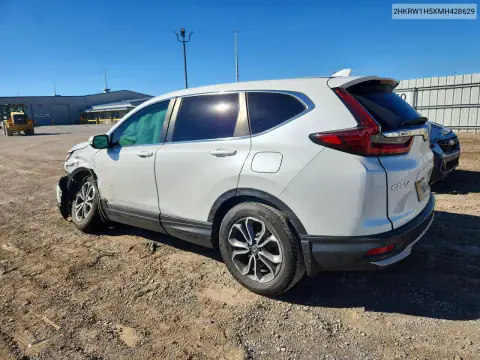 2HKRW1H5XMH428629 — 2021 Honda CR-V, фото 2 с аукциона Copart, Передняя часть