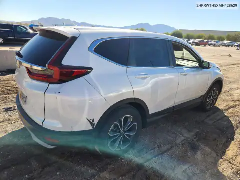 2HKRW1H5XMH428629 — 2021 Honda CR-V, фото 3 с аукциона Copart, Передняя часть