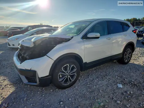 2022 Honda Cr-V VIN 2HKRW2H89NH653674 фото 1