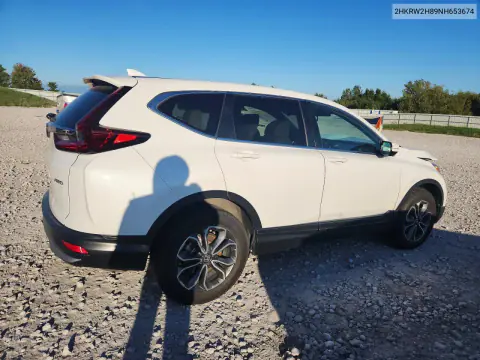 2022 Honda Cr-V VIN 2HKRW2H89NH653674 фото 3