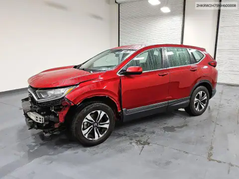 2HKRW2H75NH600008 — 2022 Honda CR-V, Передняя часть, фото до ремонта