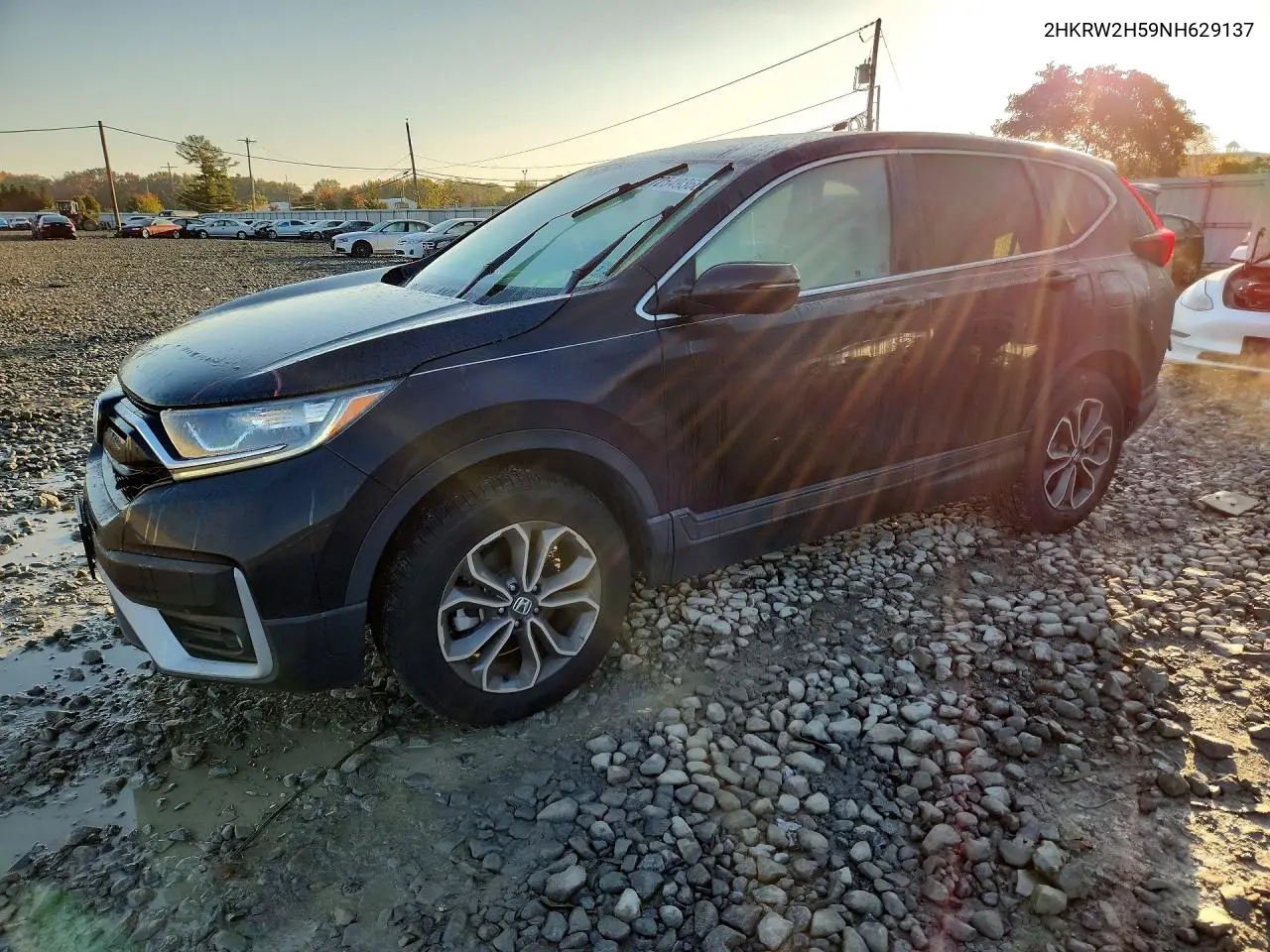 2022 Honda Cr-V Ex VIN 2HKRW2H59NH629137 фото 1