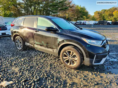 2022 Honda Cr-V Ex VIN 2HKRW2H59NH629137 фото 4