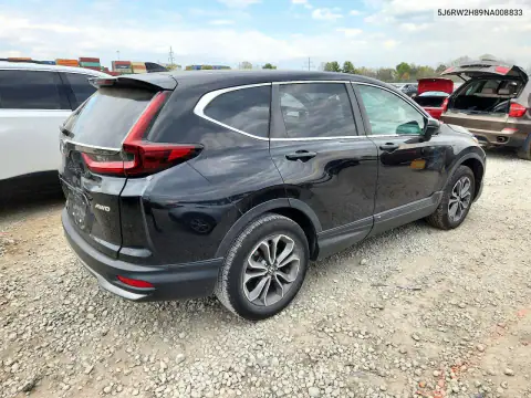 5J6RW2H89NA008833 — 2022 Honda CR-V, фото 3 с аукциона Copart, Передняя часть