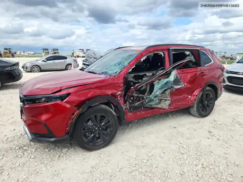 2HKRS6H99PH810683 — 2023 Honda CR-V, Боковая часть, фото до ремонта