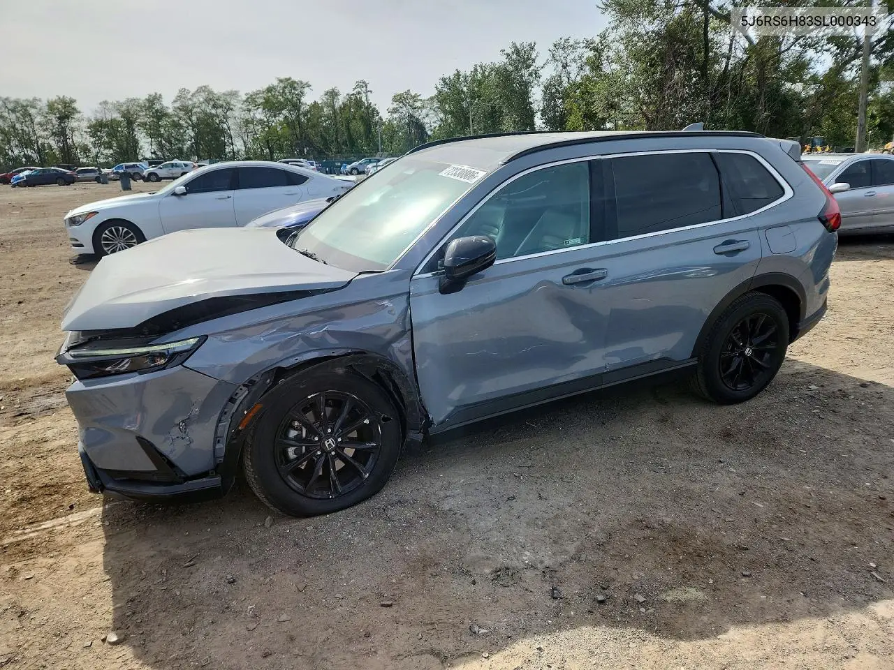 5J6RS6H83SL000343 Honda CR-V 2025 — повреждение Передняя часть, фото до ремонта