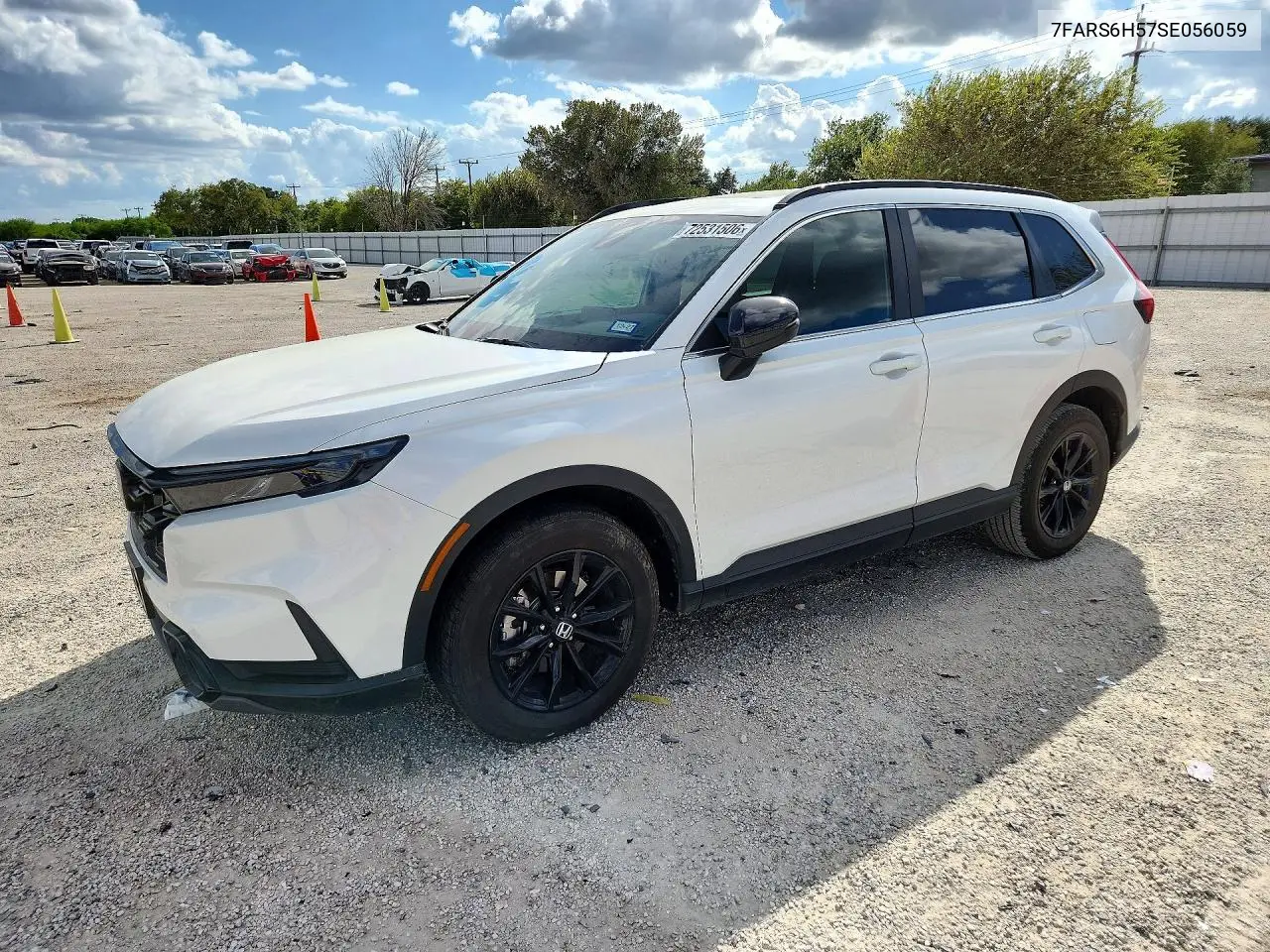 7FARS6H57SE056059 Honda CR-V 2025 — повреждение Боковая часть, фото до ремонта