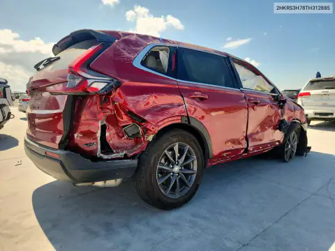 2HKRS3H78TH312885 — 2026 Honda CR-V, фото 3 с аукциона Copart, Опрокидывание
