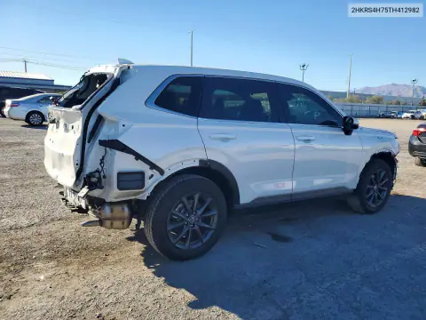 2HKRS4H75TH412982 — 2026 Honda CR-V, фото 3 с аукциона Copart, Передняя часть