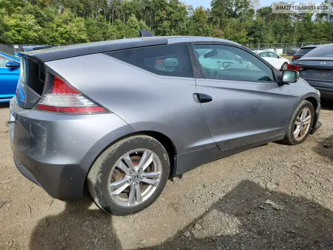 2011 Honda Cr-Z Ex VIN JHMZF1D66BS014033 фото 3