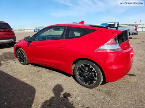 2014 Honda Cr-Z VIN JHMZF1D40ES000650 фото 2
