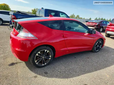 2014 Honda Cr-Z VIN JHMZF1D40ES000650 фото 3
