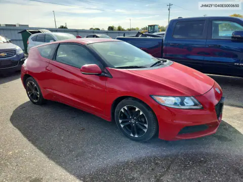 2014 Honda Cr-Z VIN JHMZF1D40ES000650 фото 4