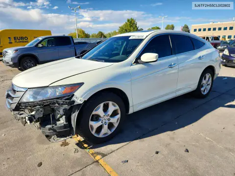 5J6TF2H55CL002802 — 2012 Honda Crosstour, Передняя часть, фото до ремонта